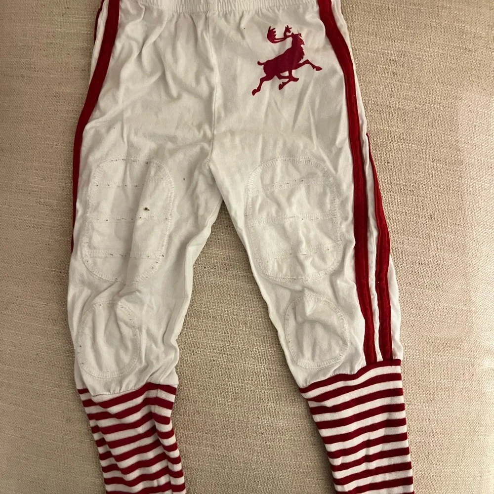 Wes and Willy Christmas Football Reindeer Pajamas size 3